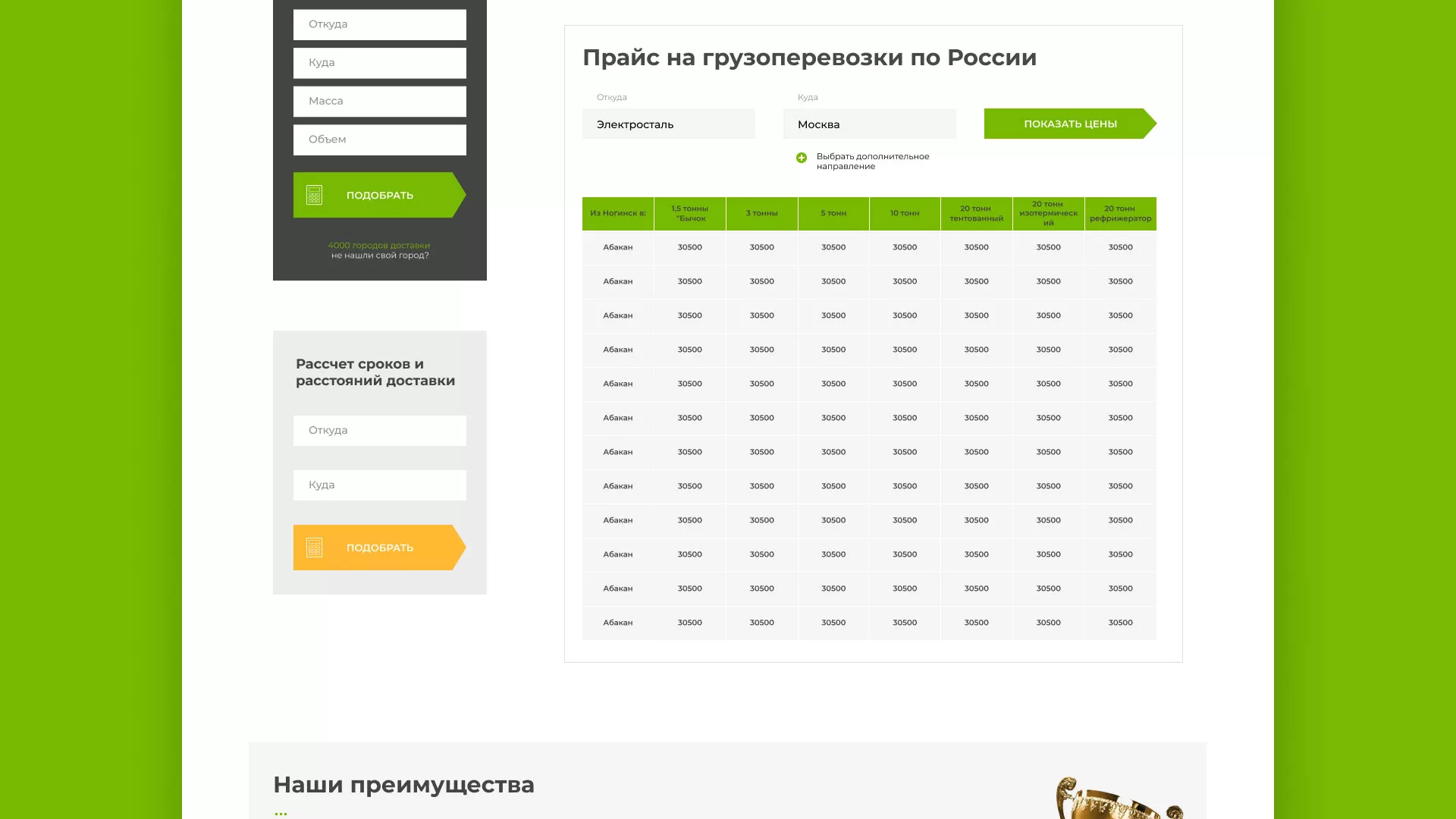 Разработка логотипа и сайта компании «Инком-Логистика» в Жигулёвске