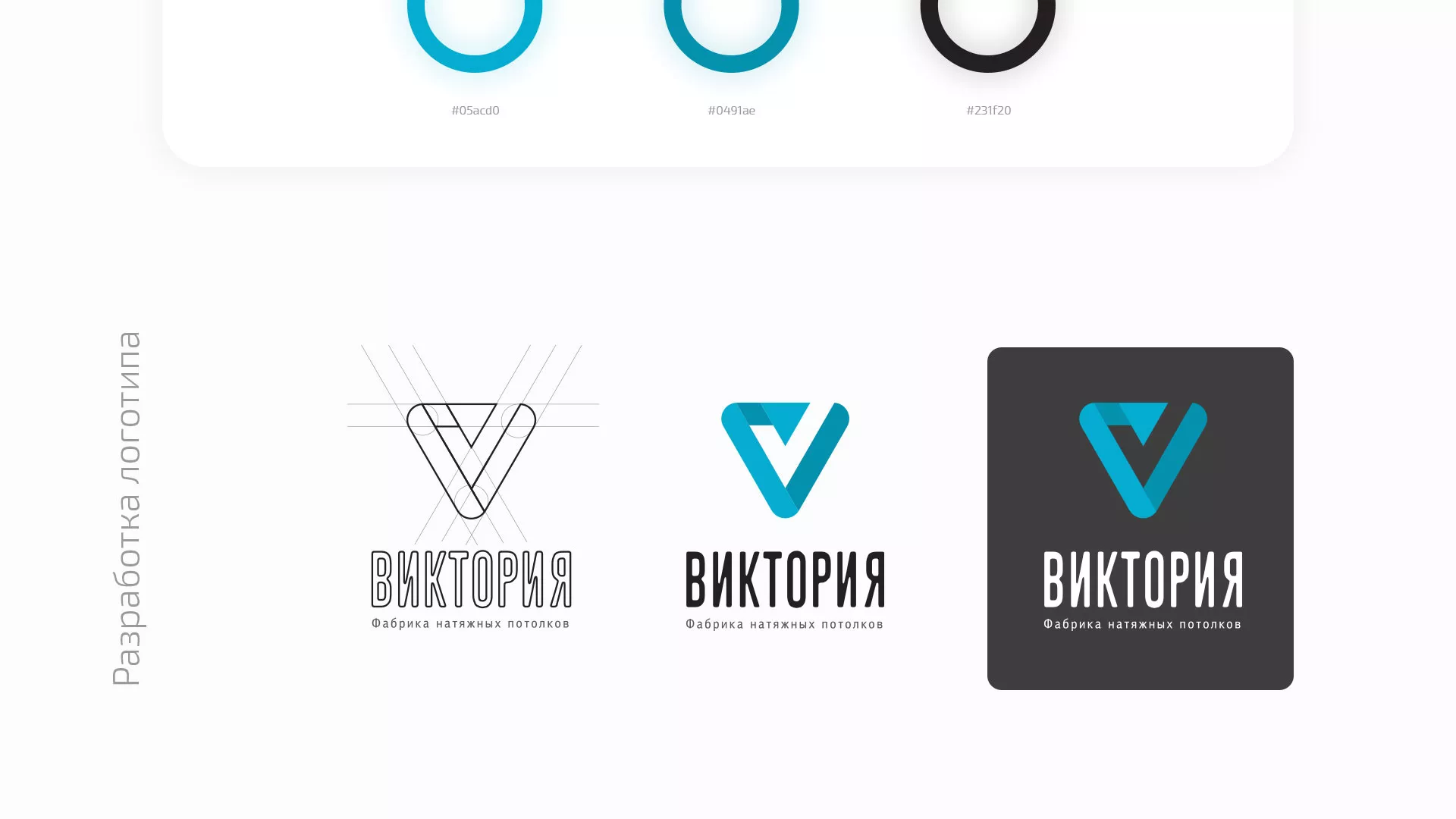 Разработка фирменного стиля компании по продаже и установке натяжных потолков в Жигулёвске